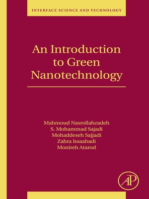 cover image of An Introduction to Green Nanotechnology